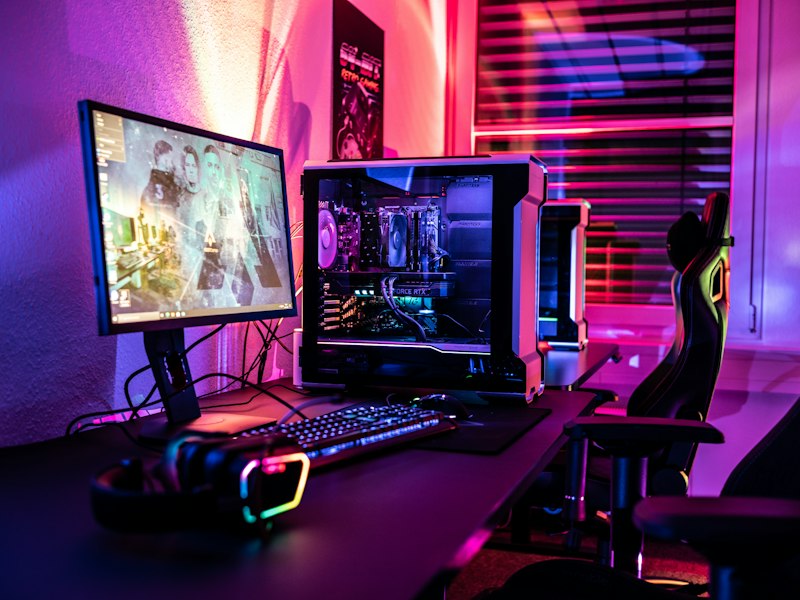 Cozy co-op gaming corner